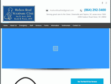 Tablet Screenshot of hudsonroadvet.com